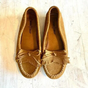 Minnetonka Suede Leather Moccasins